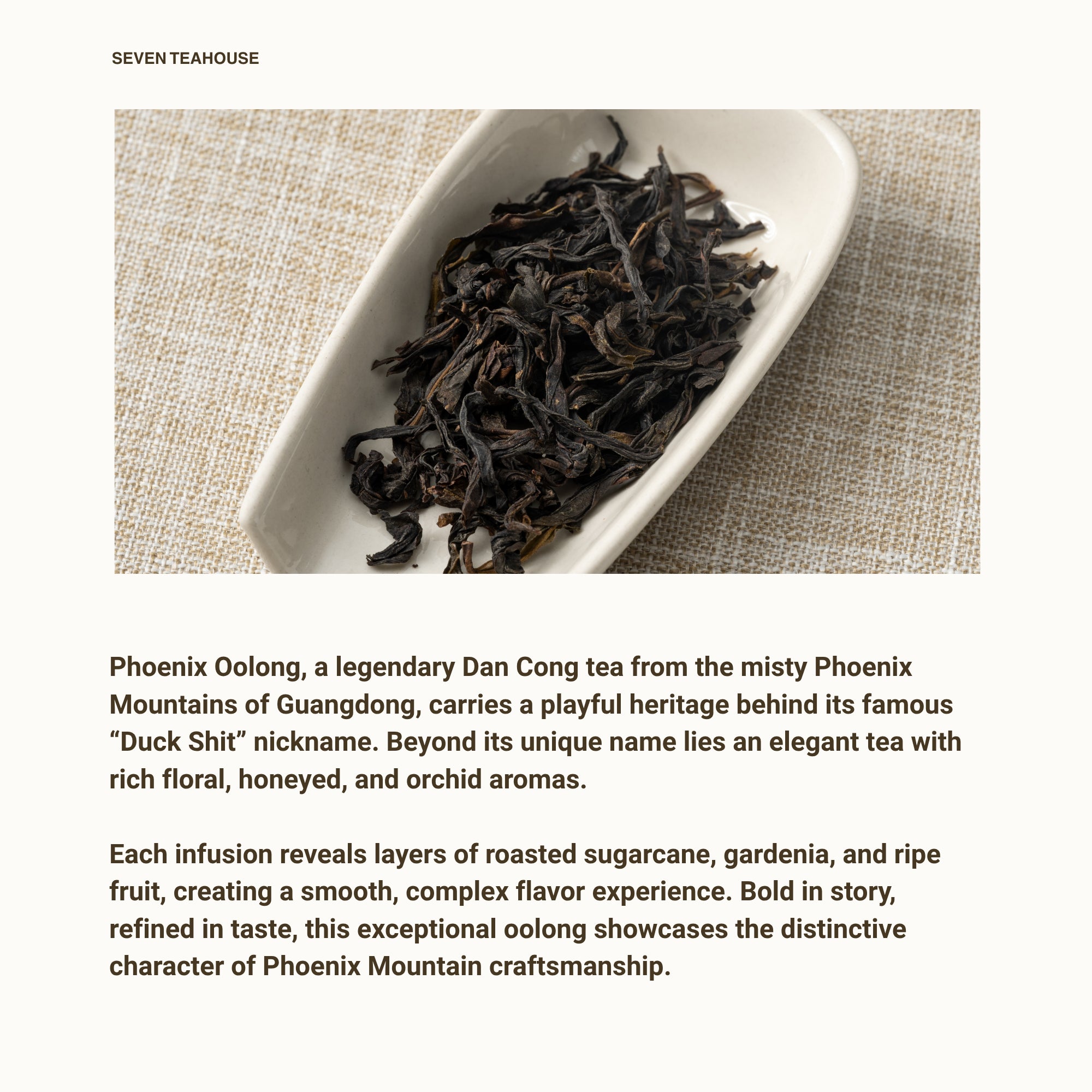 Phoenix Oolong (Ya Shi Xiang) Dan Cong
