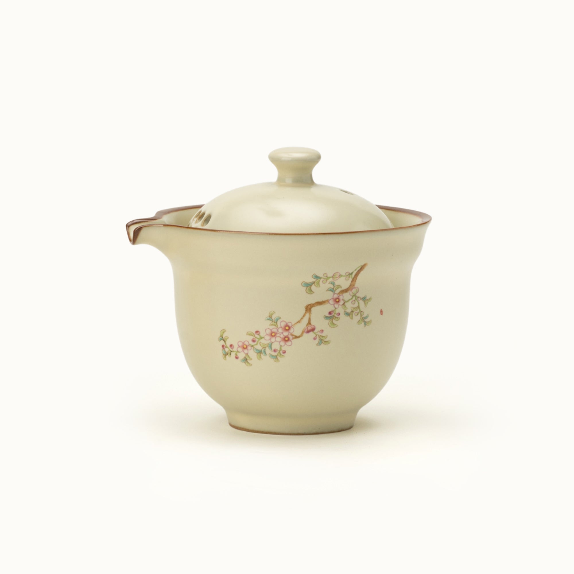 Portable Ceramic Gongfu Travel Tea Set | 1 Pot, 3 Cups & Travel Case