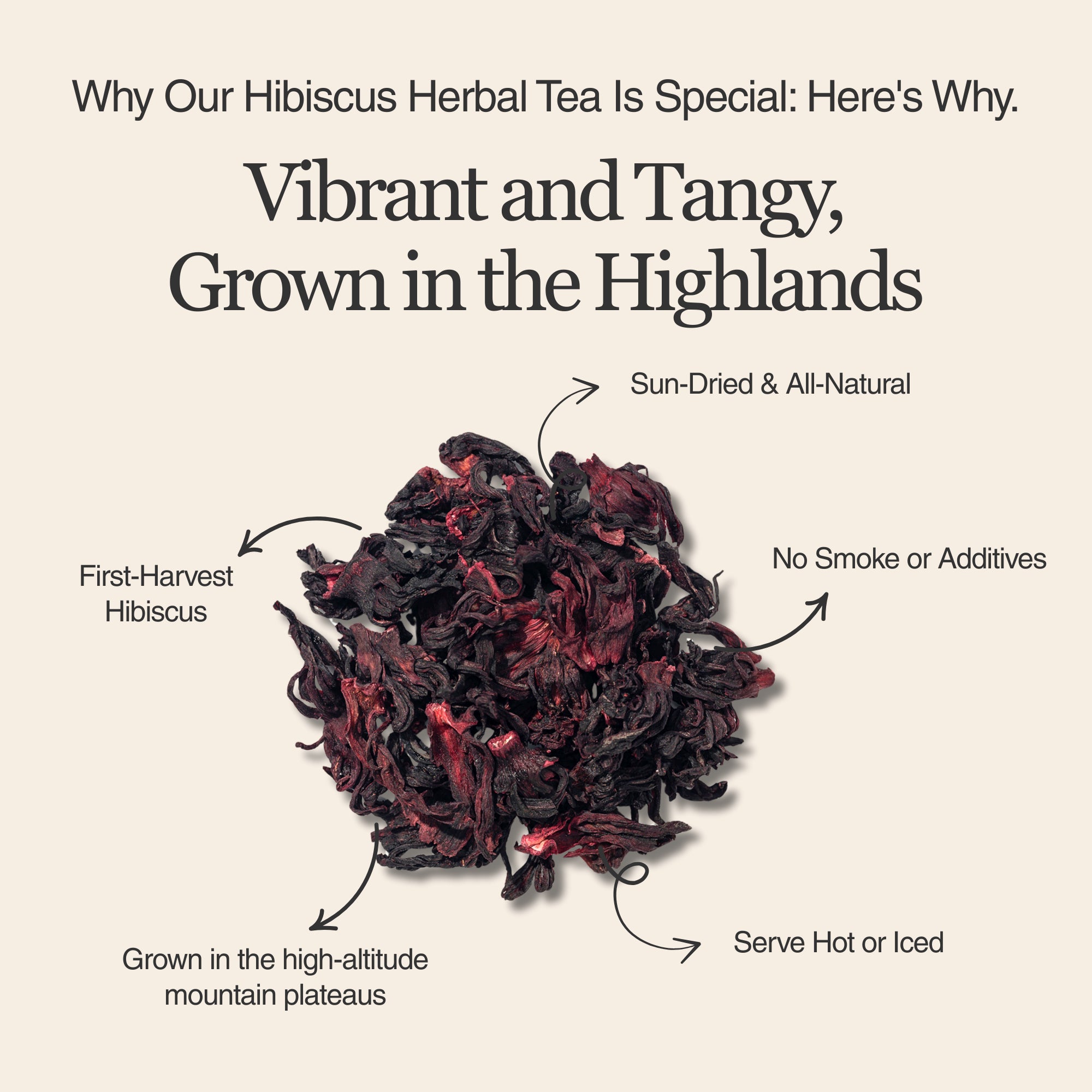 Hibiscus Herbal Tea – 80 g (2.8 oz)