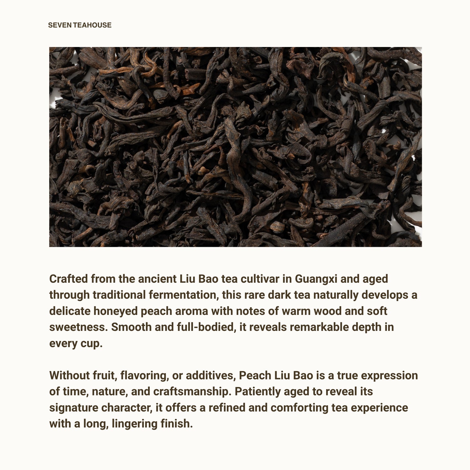 Peach Aroma Liu Bao Dark Tea