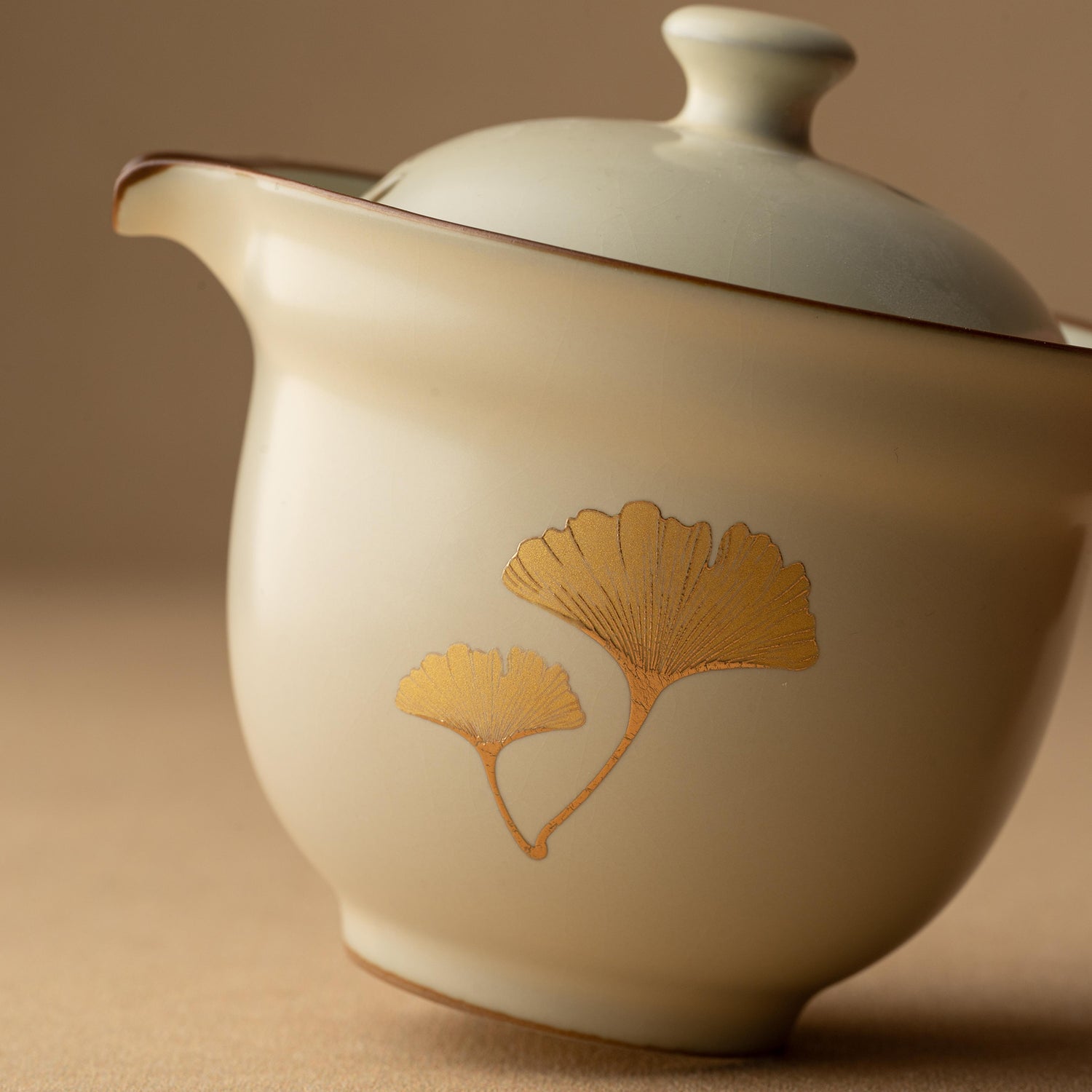 Portable Ceramic Gongfu Travel Tea Set | 1 Pot, 3 Cups &amp; Travel Case