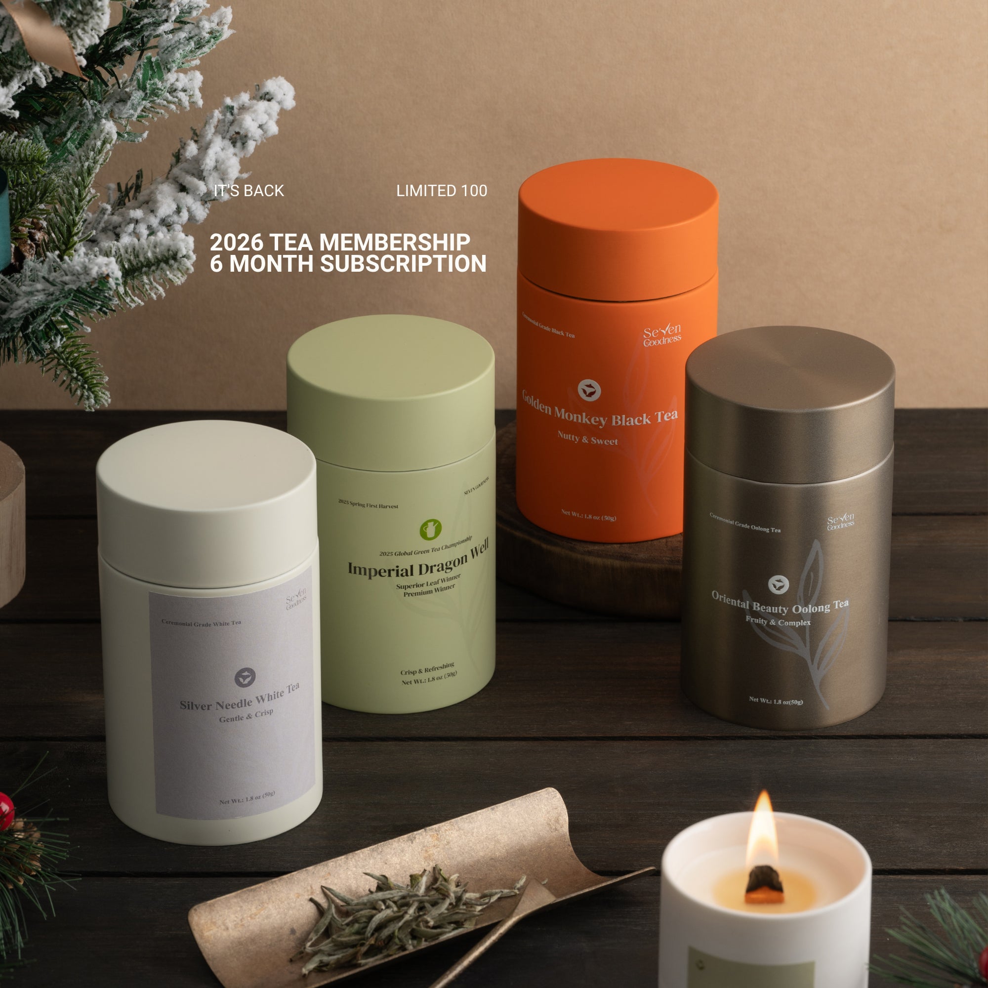 Seven Teahouse 2026 Tea Journey Membership